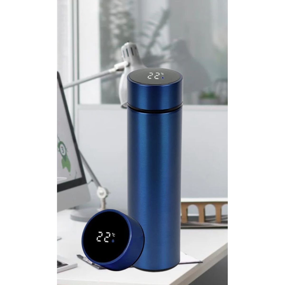 GENERICO - TERMO DIGITAL TOMATODO SMART BOTELLA ACERO INOXIDABLE CON FILTRO