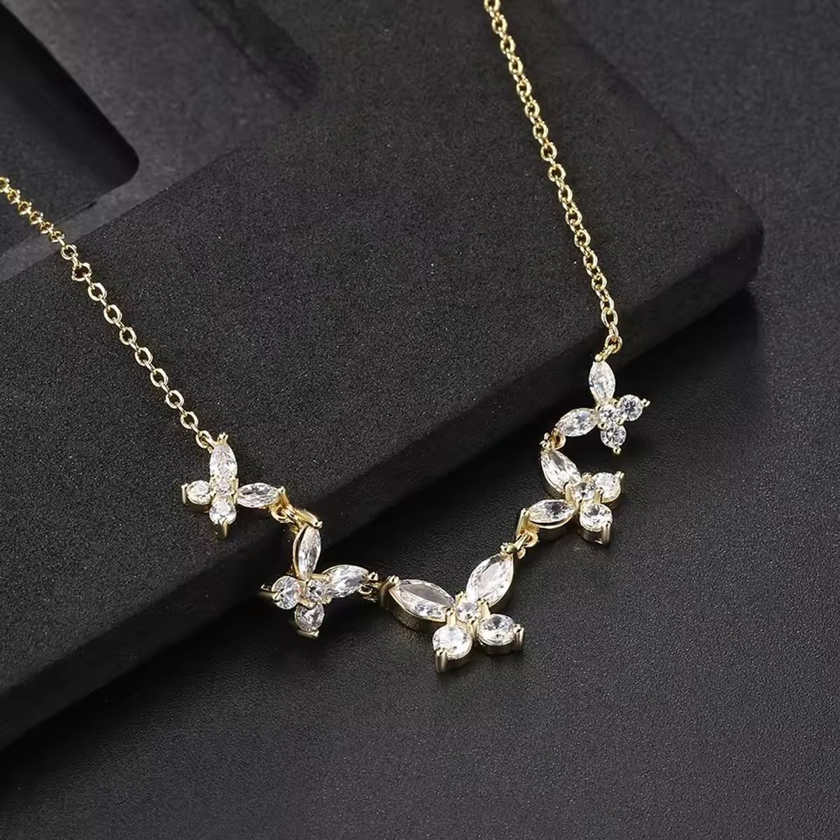 LA TIENDA 88 JOYAS Y ACCESORIOS - La Tienda 88 - Collar Colgante Mujer Bañado Oro de18k - Amarillo