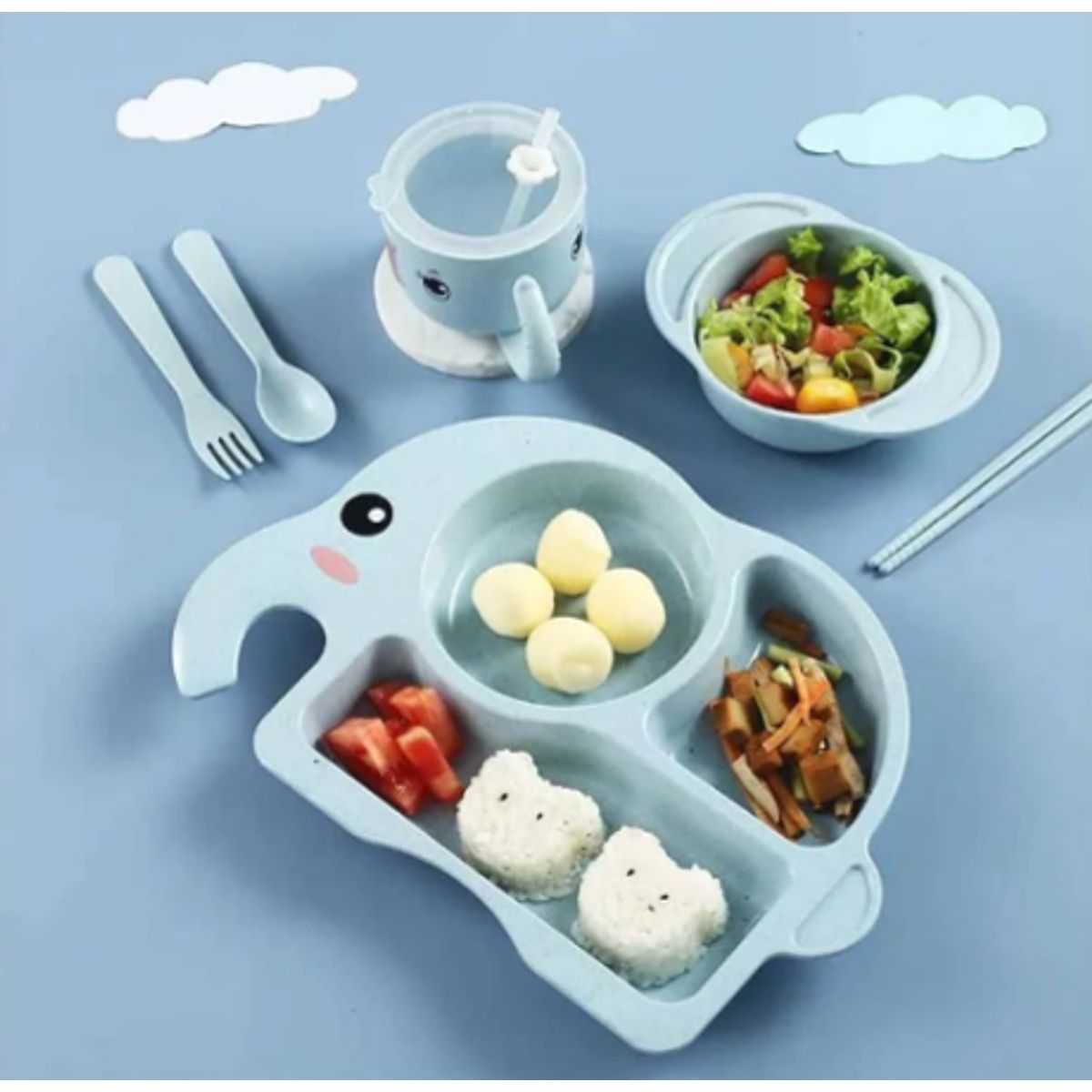 GENERICO - Bandeja plato comedero para bebe