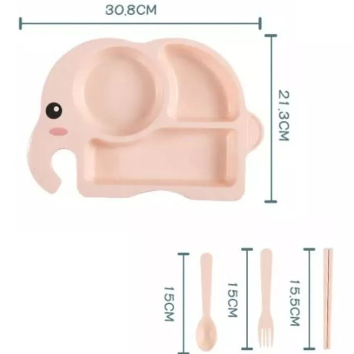 GENERICO - Bandeja plato comedero para bebe