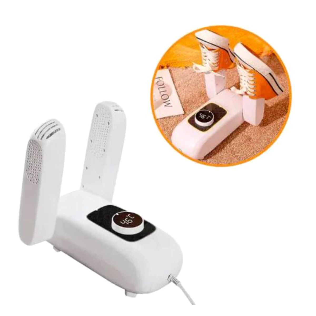 GENERICO - Secador de Calzado Eléctrico Portátil Desodorizador
