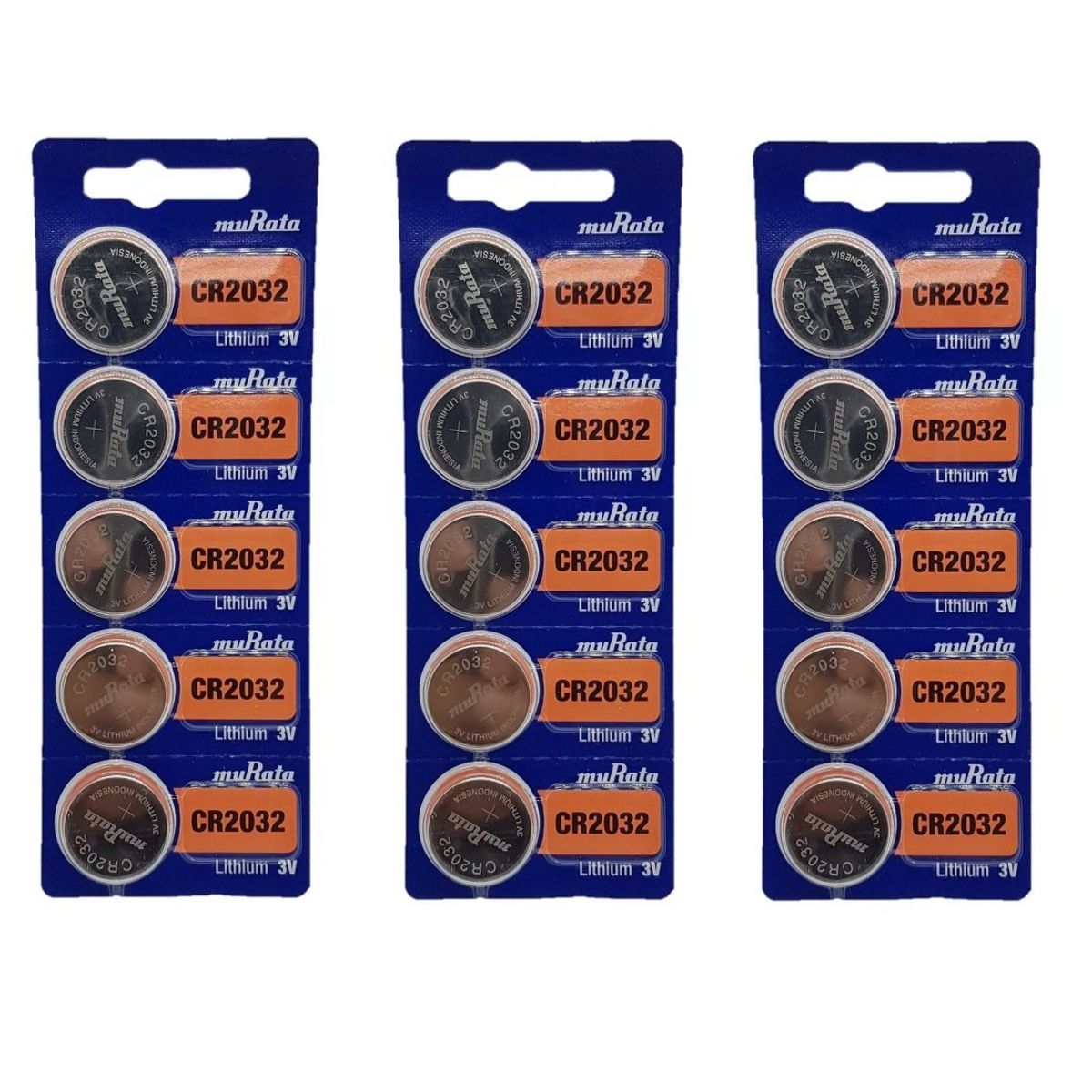 ORIGEN - Pilas Murata CR2032 3V LITIO x 15uds