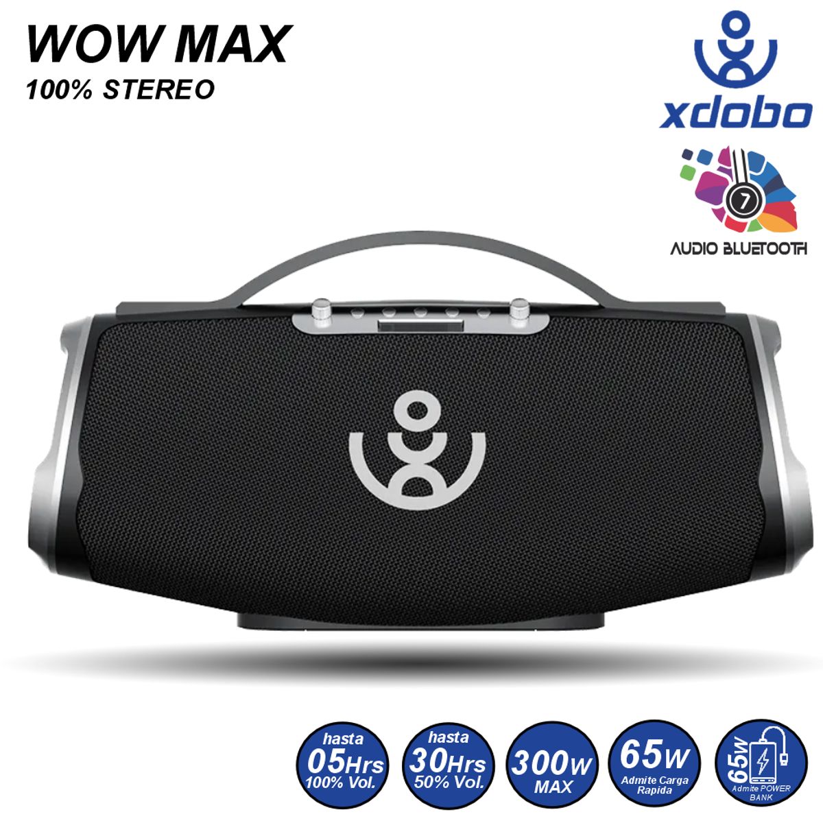 XDOBO - BMTL XDOBO WOW MAX HASTA 300W Bluetooth 5.3 Portátil Tribit Tronsmart