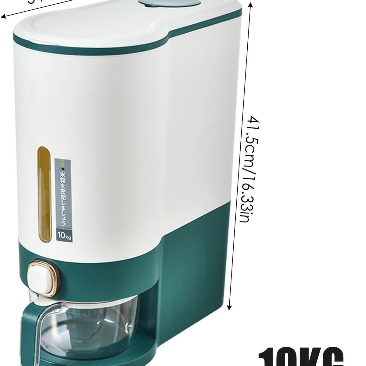 GENERICO - CONTENEDOR DE ARROZ  DE GRAN CAPACIDAD DE ALMACENAMIENTO DE 10 KG