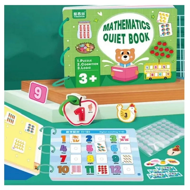 GENERICO - Libro Matematico Montessori - Quiet Book