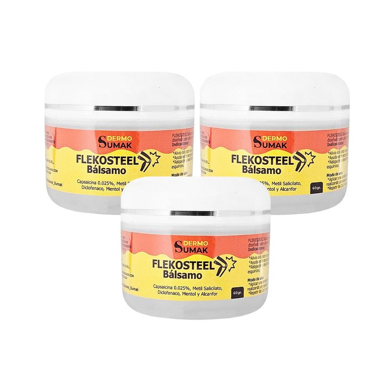 GENERICO - FLEKOSTEEL BALSAMO 60GR - DERMO SUMAK 3 UND