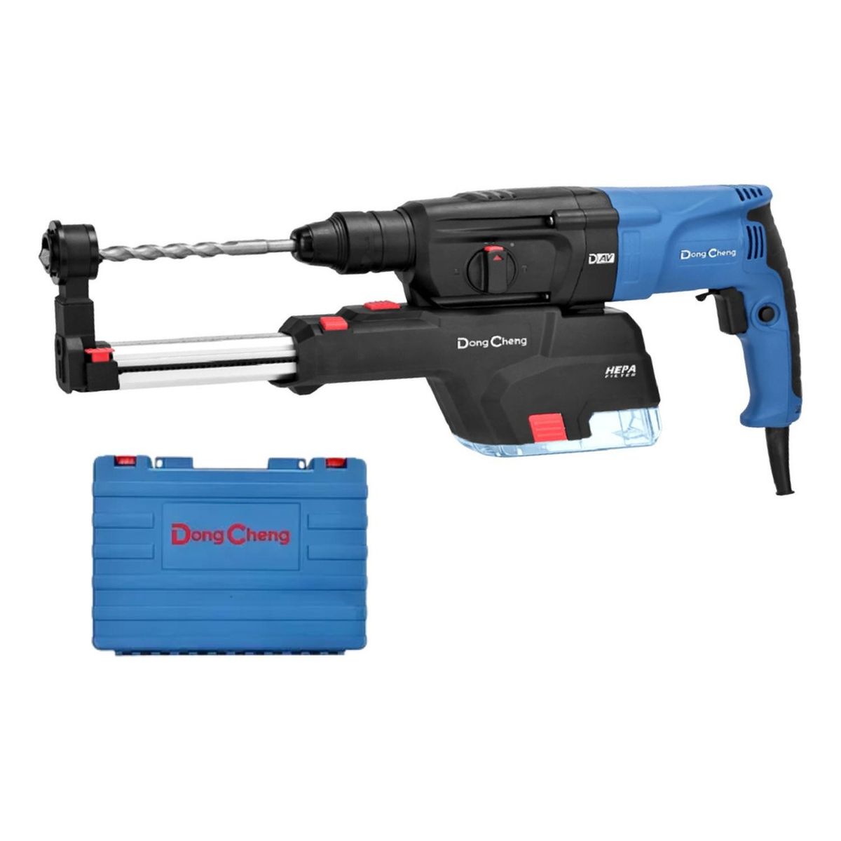 DONGCHENG - Rotomartillo SDS Plus 800w con guarda polvo DongCheng