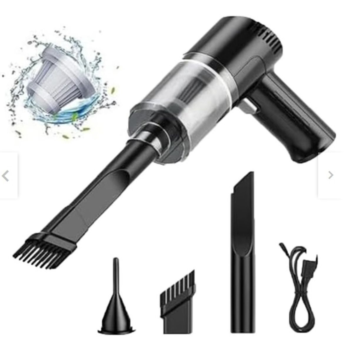 GENERICO - MINIASPIRADORA / SOPLADOR PORTATIL 3 EN 1 HOGAR - CARRO