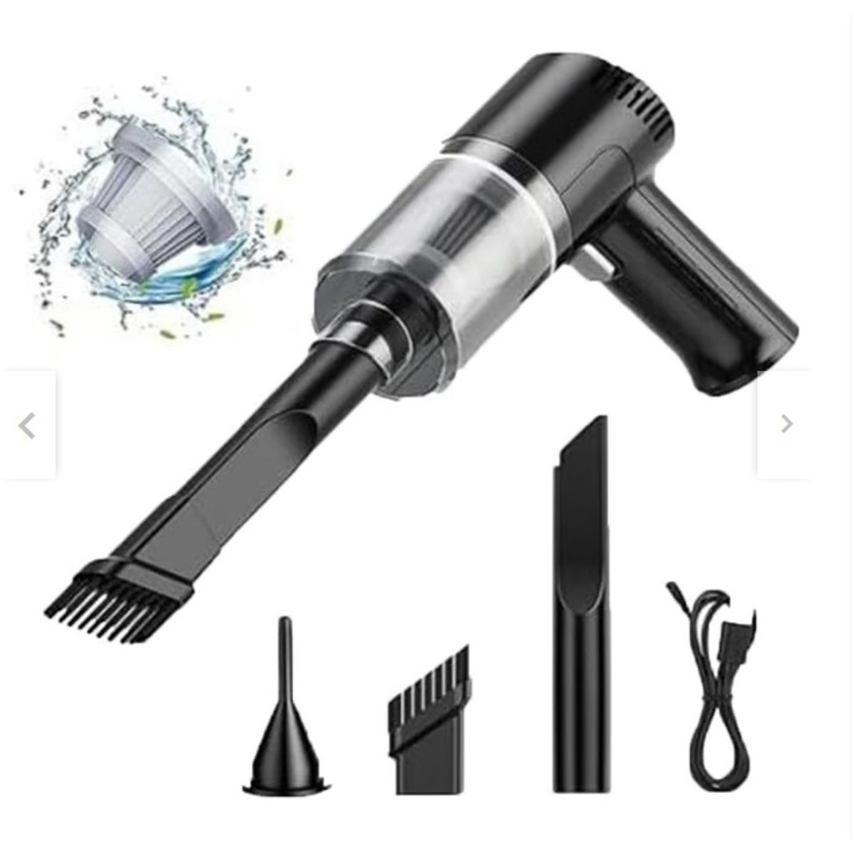 GENERICO - MINIASPIRADORA / SOPLADOR PORTATIL 3 EN 1 HOGAR - CARRO