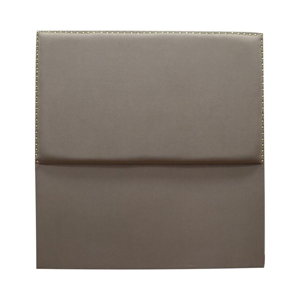 MUEBLES MACRUMO - Cabecera Alta Alba Queen - Color beige oscuro antifluido