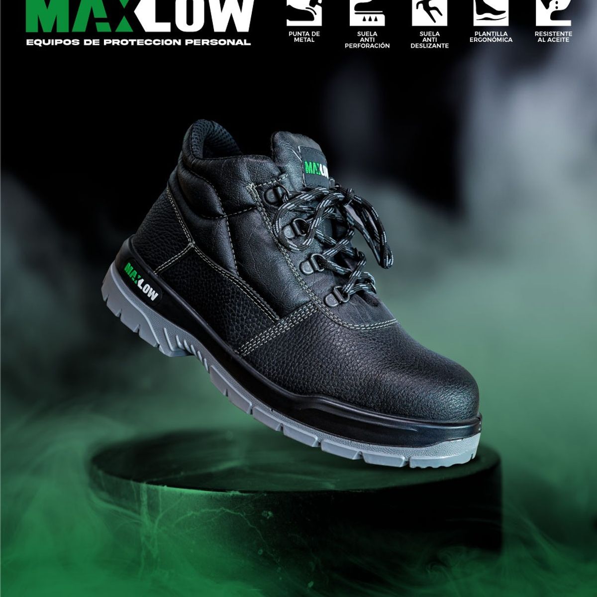 MAXLOW - ZAPATO DE SEGURIDA Punta de Acero