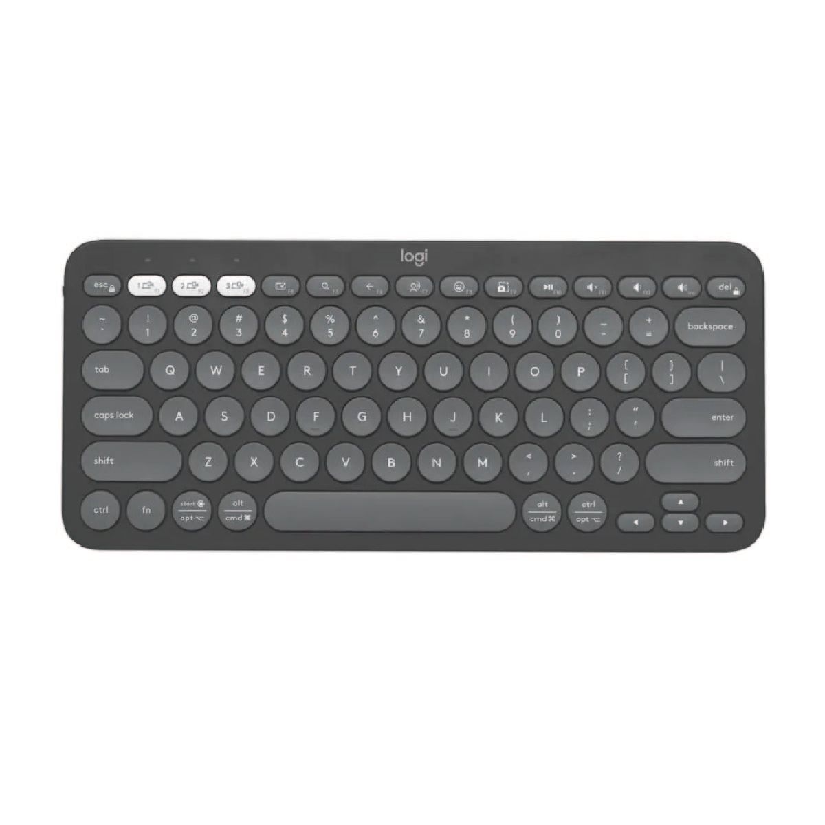 LOGITECH - Teclado Logitech Pebble 2 K380s Bluetooth/Wireless Sp Negro