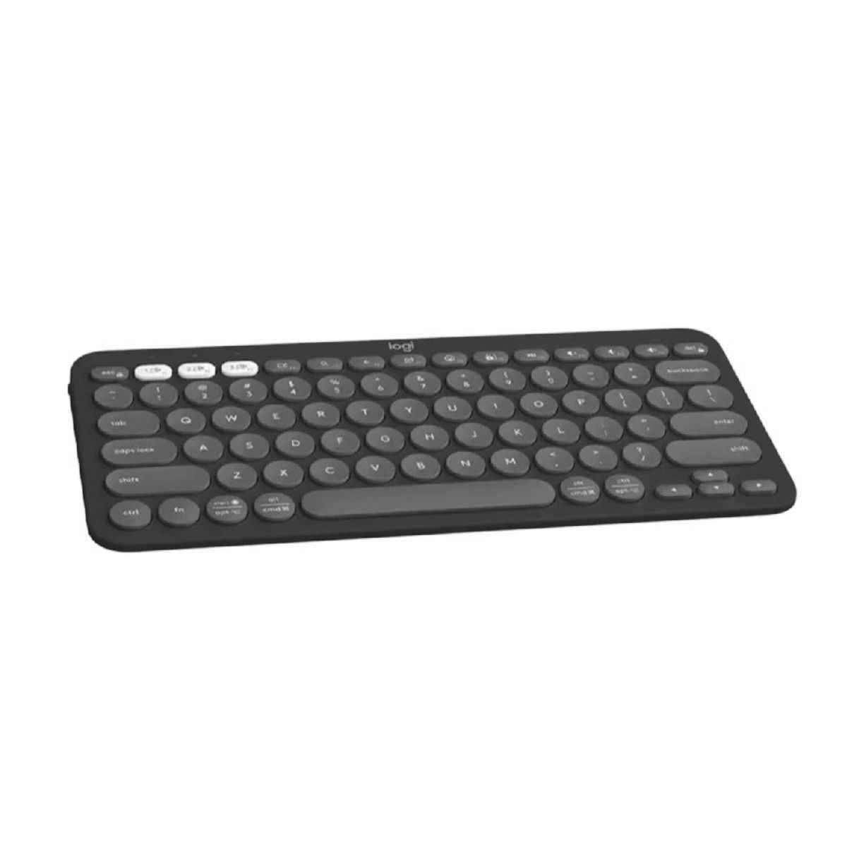 LOGITECH - Teclado Logitech Pebble 2 K380s Bluetooth/Wireless Sp Negro
