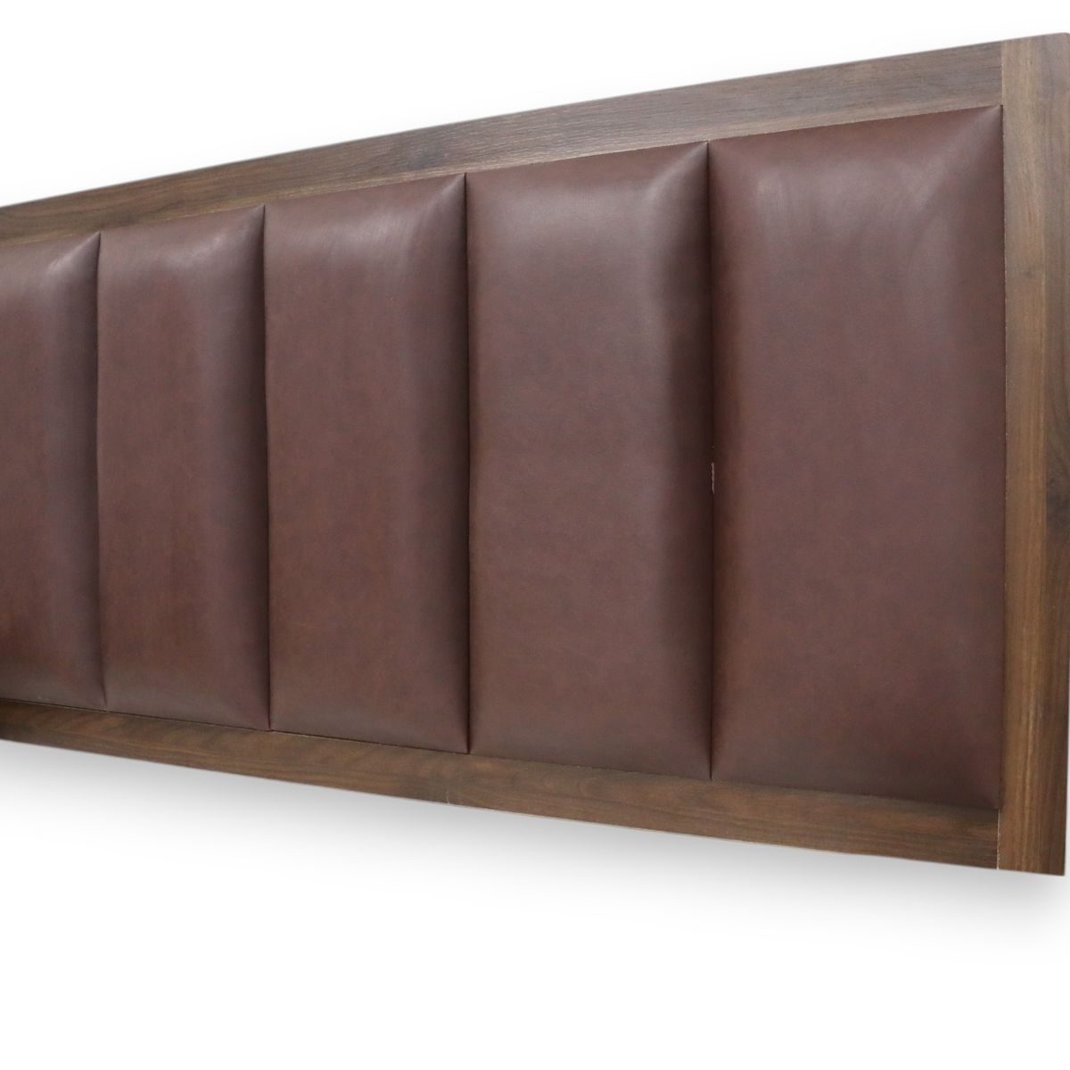 MUEBLES MACRUMO - Cabecera aérea de melamina Neva- 1.5 plazas marrón