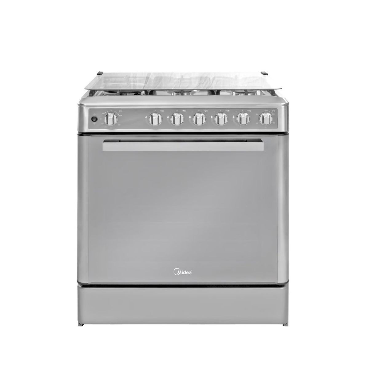 MIDEA - Cocina A Gas 30 5 Quemadores Acero Inox - Mgs30f2lccwss-pe