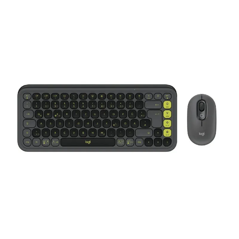 LOGITECH - Teclado Bluetooth + Mouse Logitech Pop Icon Grafito