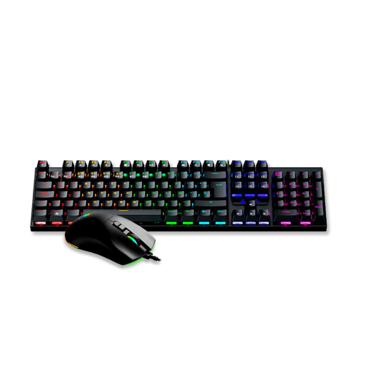 ANTRYX - KIT DE TECLADO ANTRYX GAMING MECÁNICO + MOUSE GC-3100