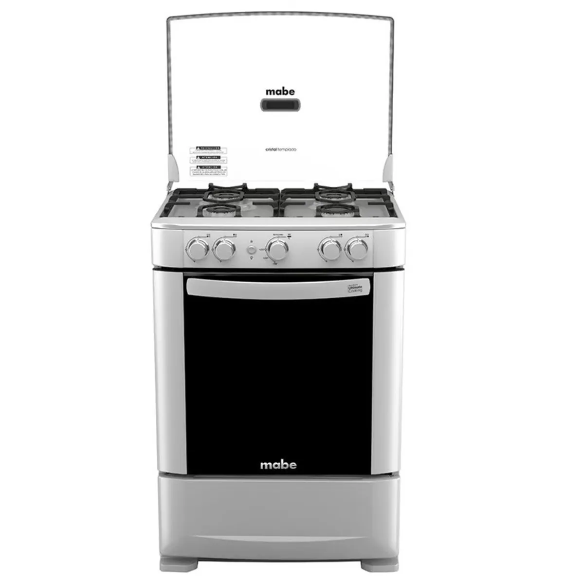 MABE - Cocina 4 hornillas CMP6035FX0 acero MABE