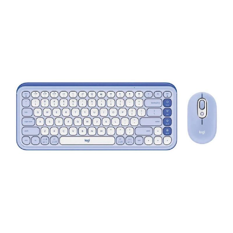 LOGITECH - Teclado Bluetooth + Mouse Logitech Pop Icon Lila