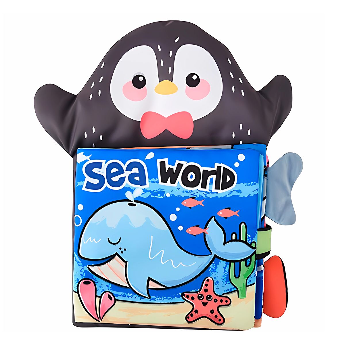 GENERICO - Libro tela marionetas mano para niños