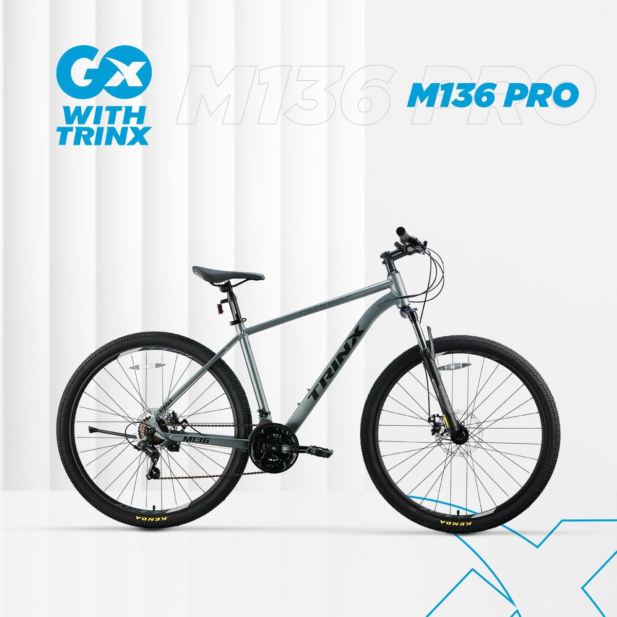 TRINX - Bicicleta MTB Trinx M136 PRO Aro 29 Talla M-17