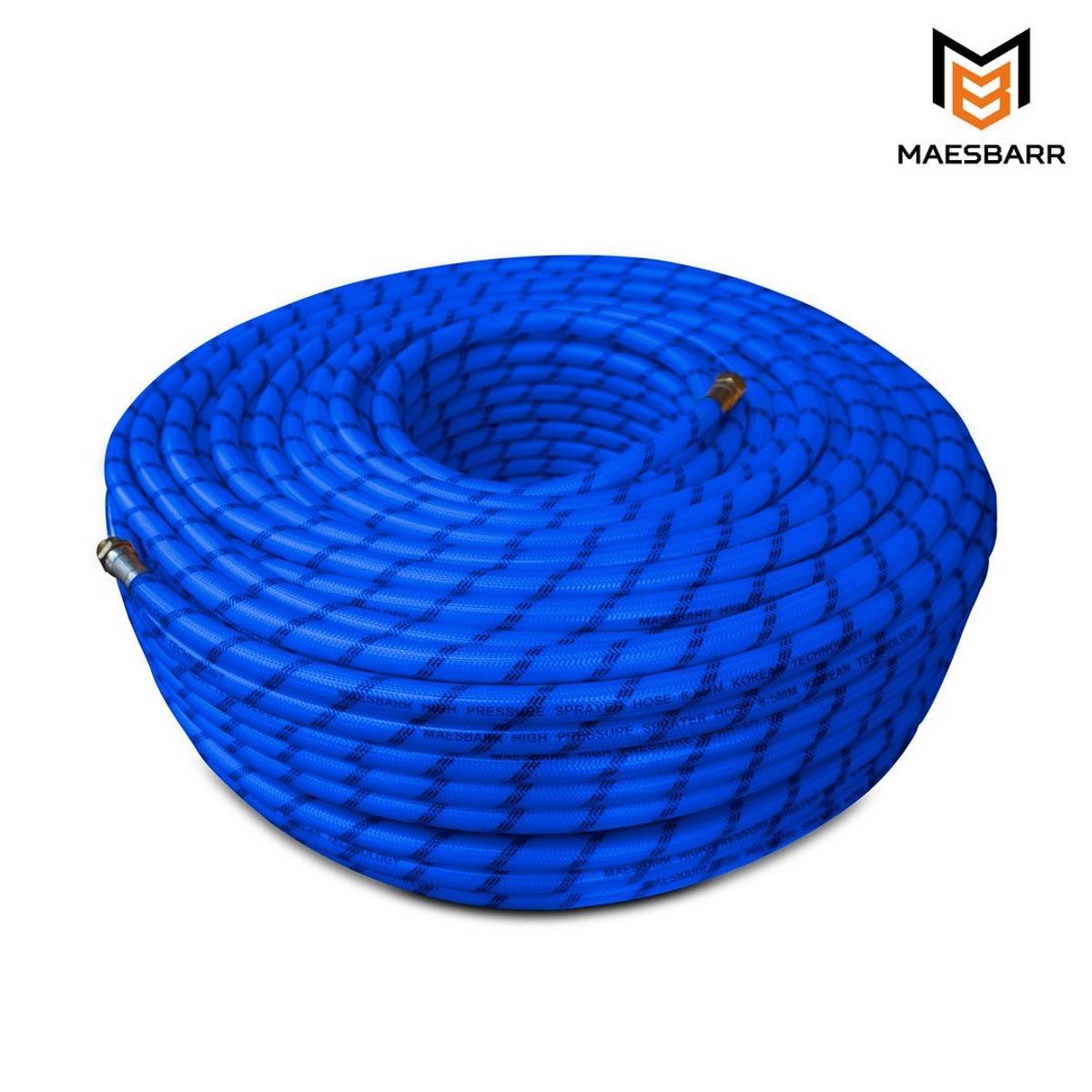 MAESBARR - BS03AB MANGUERA PARA HIDROLAVORA REFORZADA AZUL DE 100 m