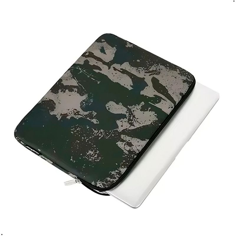 GENERICO - Funda Laptop 14 Pulgadas Camuflado Forro Interior Suave