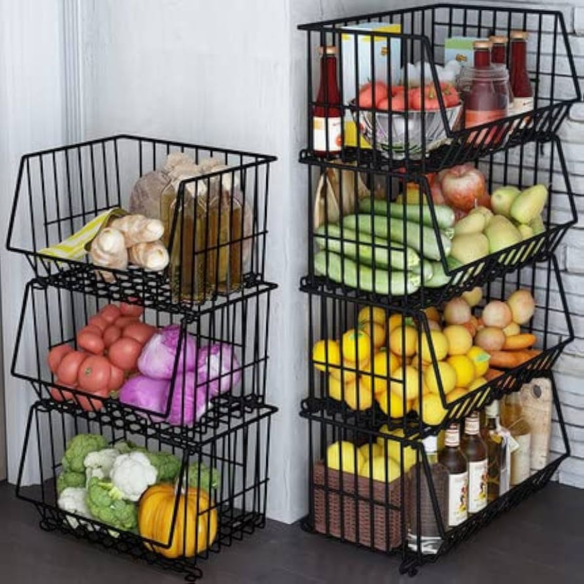 GENERICO - ORGANIZADOR MULTICAPA MÓVIL PARA ALMACENAJE DE VERDURAS O FRUTAS