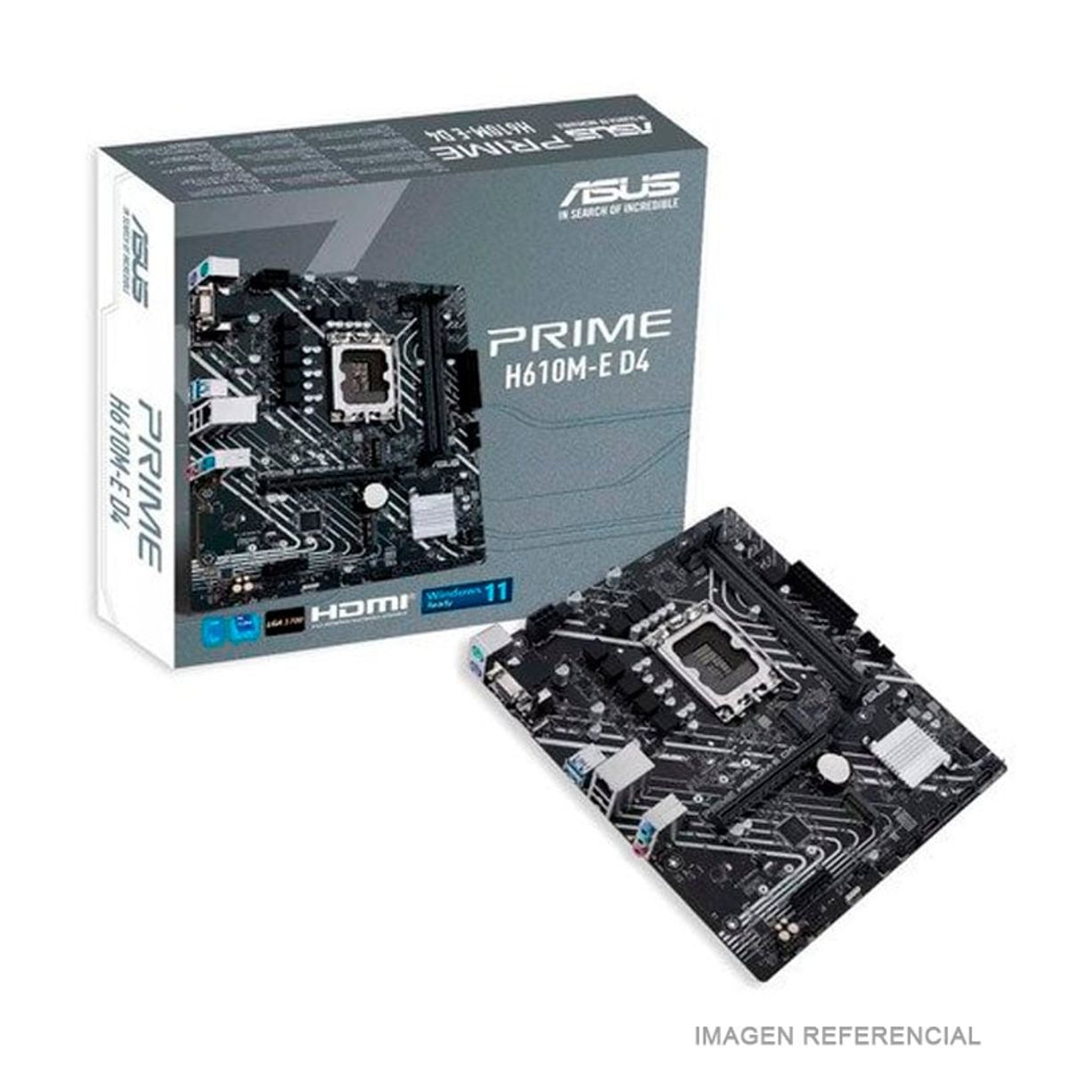 ASUS - Tarjeta madre ASUS PRIME H610M-E