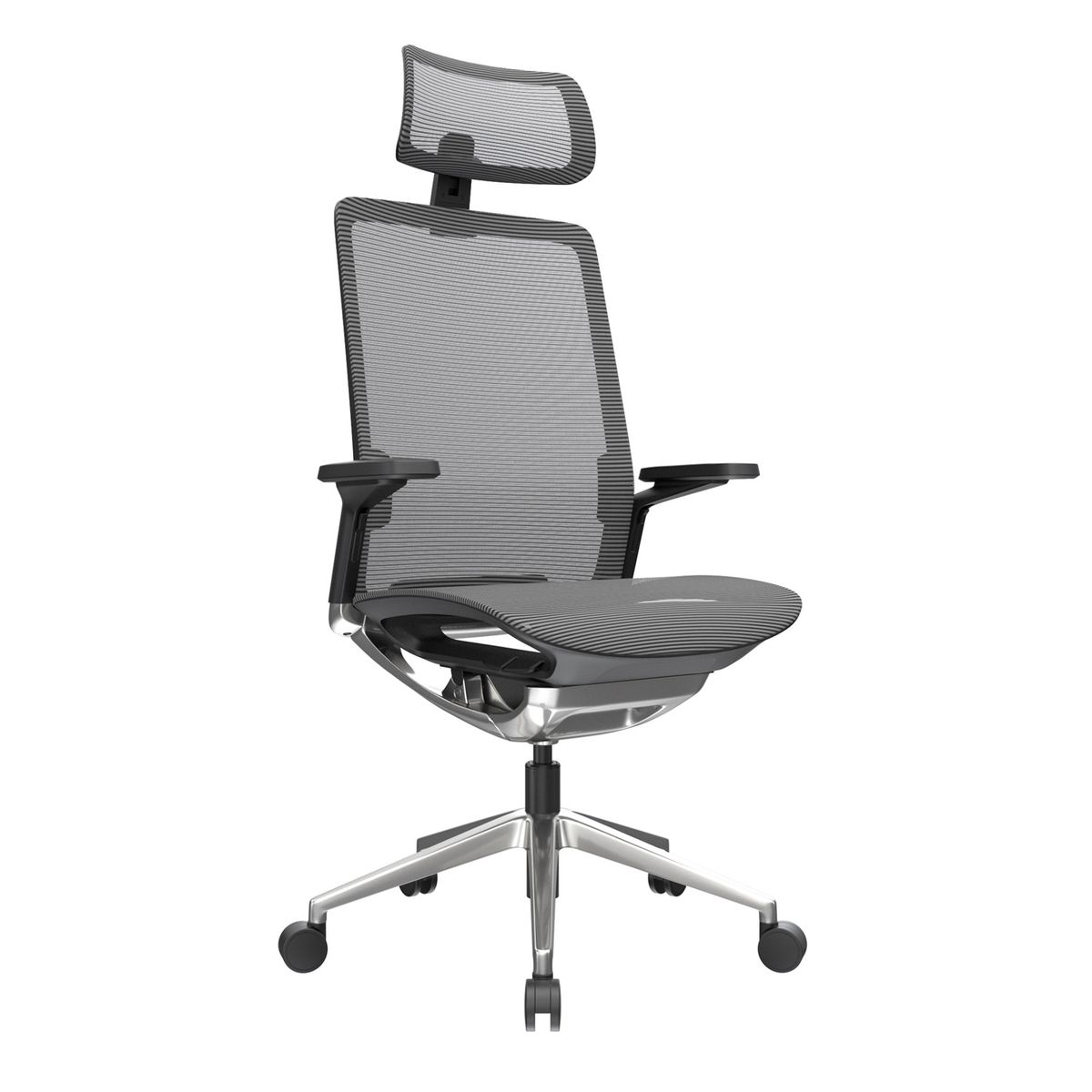 OFIDEAS - Silla De Oficina Presidente Dream Premium Gris Malla Ofideas