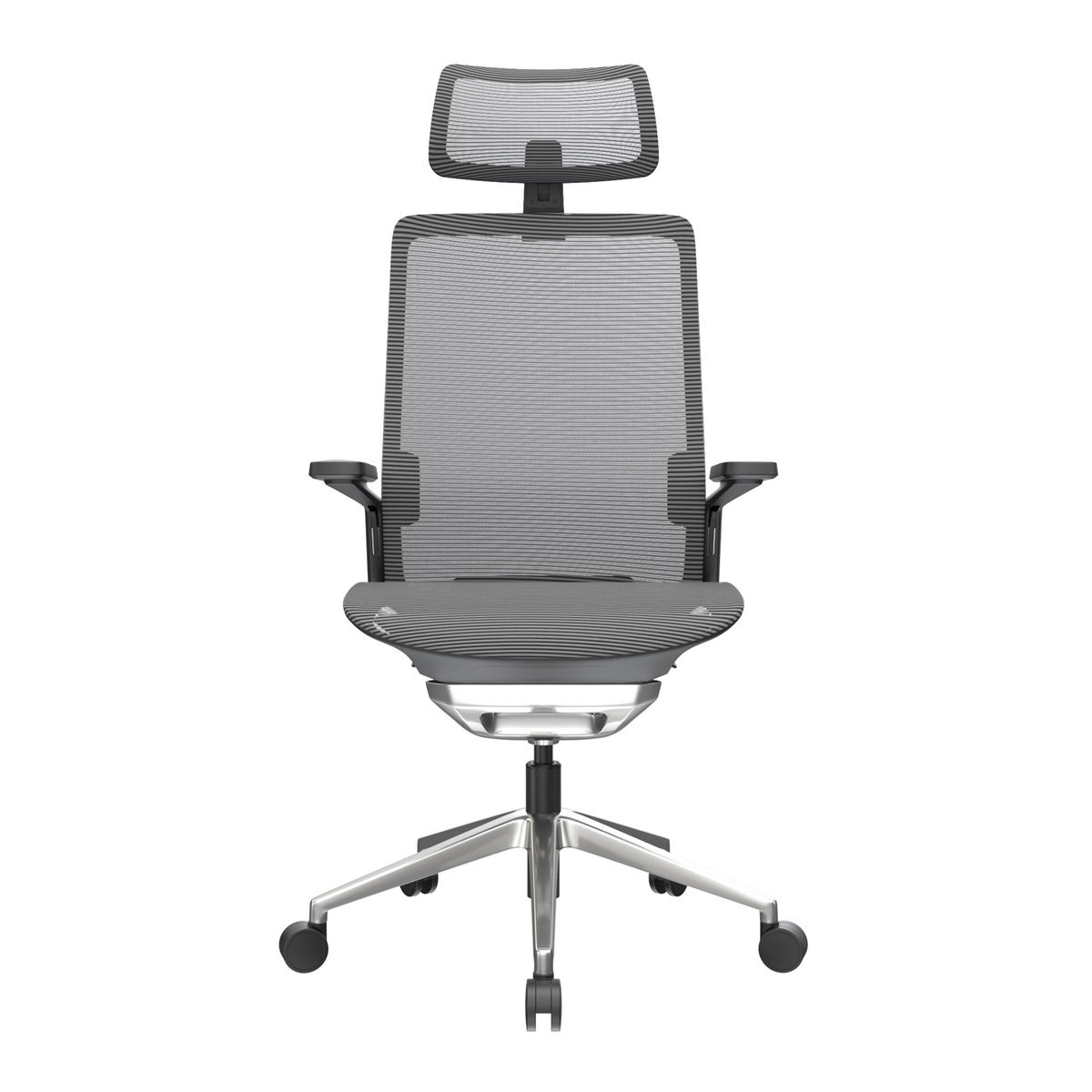 OFIDEAS - Silla De Oficina Presidente Dream Premium Gris Malla Ofideas