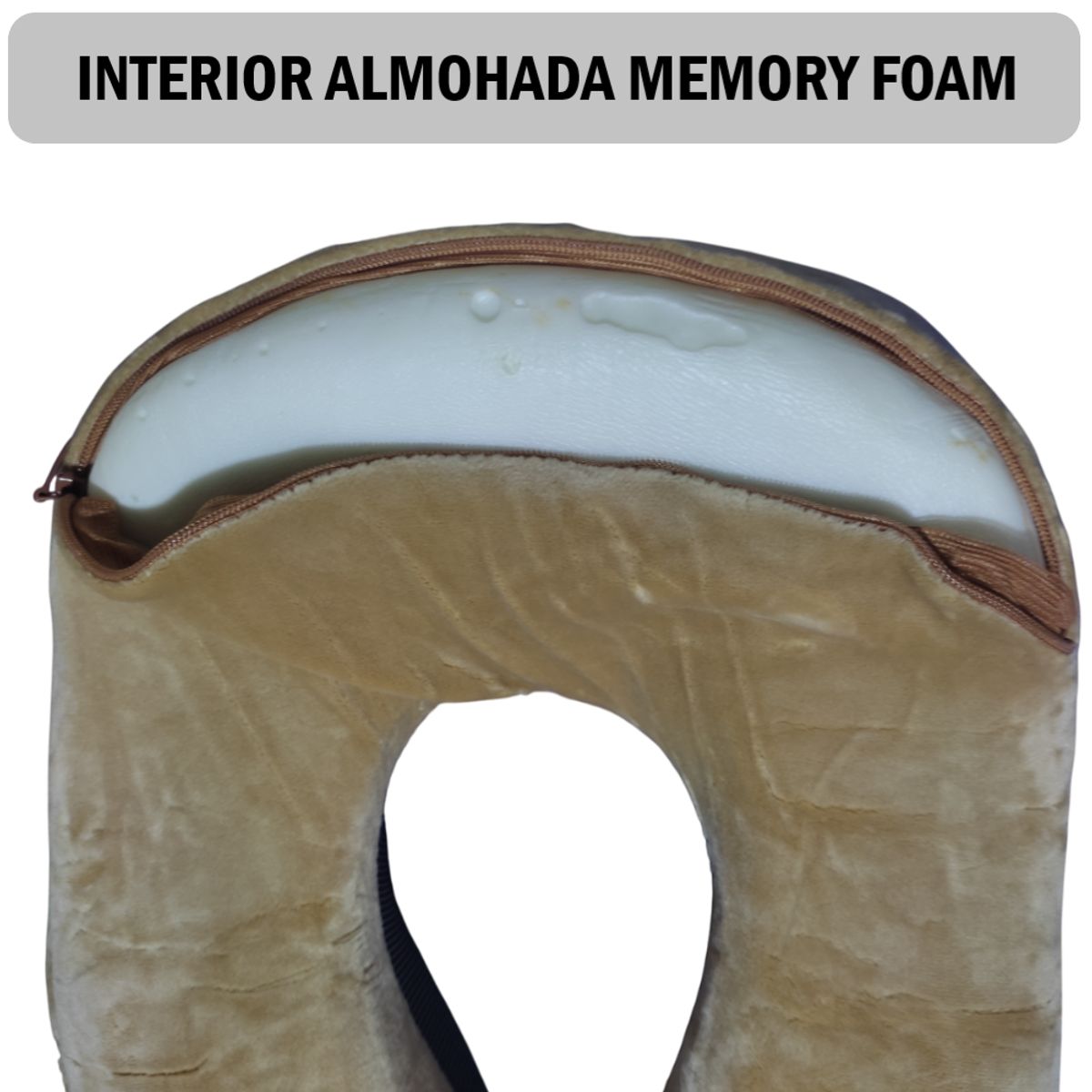 GENERICO - Almohada cojín cuello de viaje