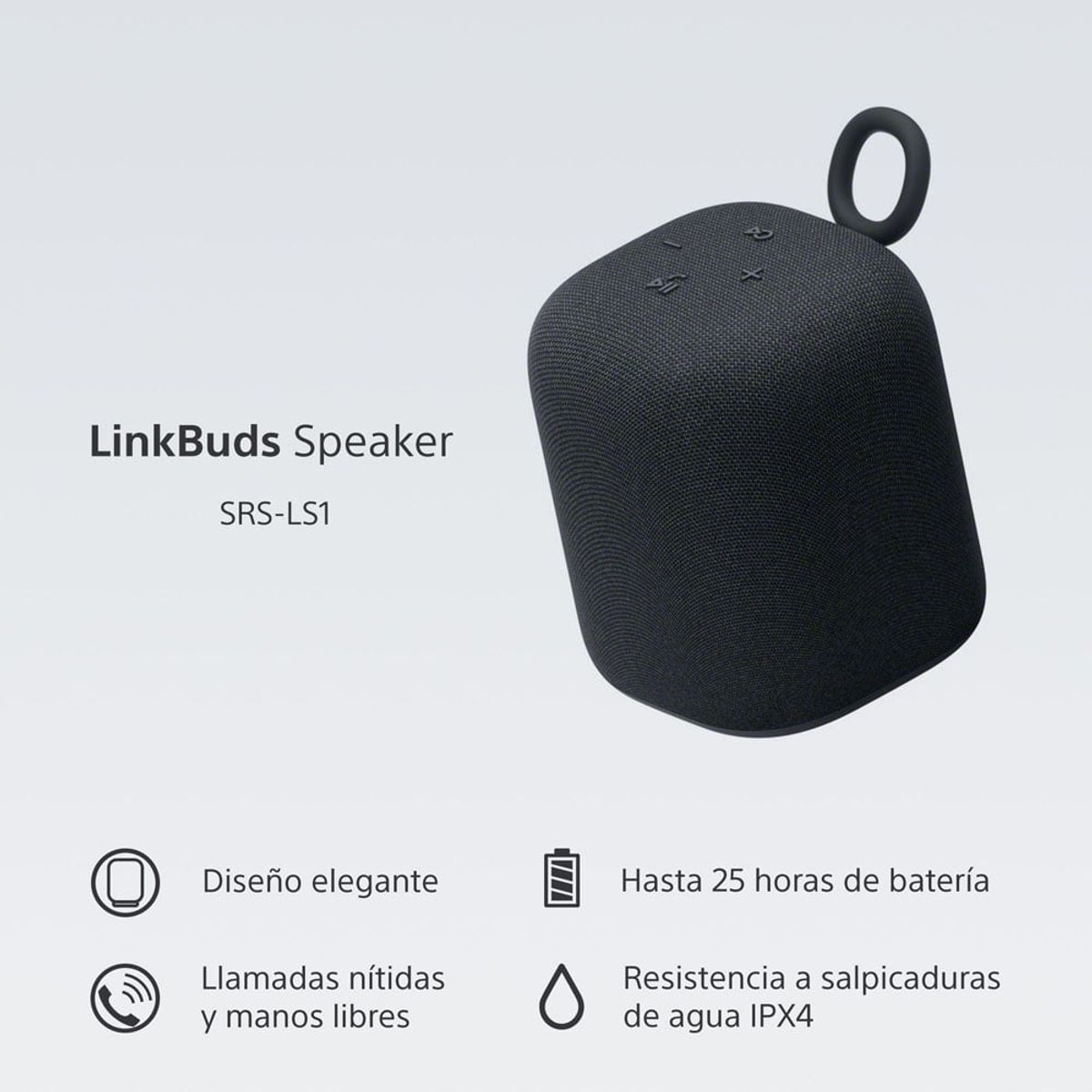 SONY - Sony Parlante inalámbrico LinkBuds Speaker SRS-LS1 Negro