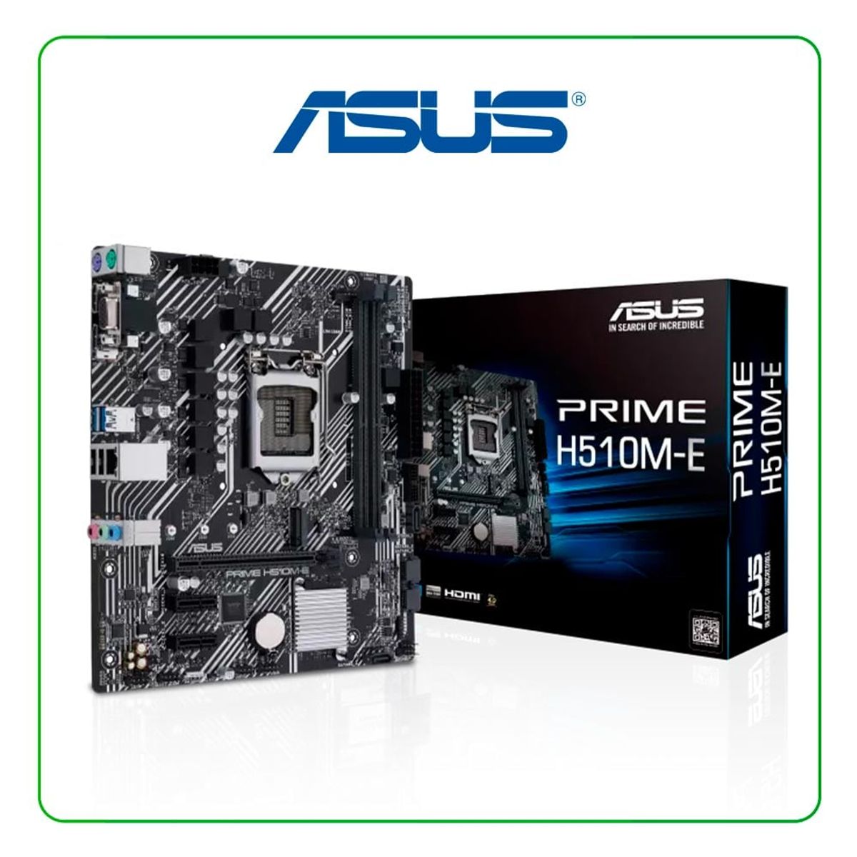ASUS - Tarjeta madre ASUS PRIME H510M-E