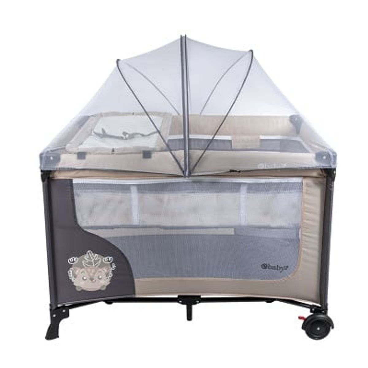 EBABY - CUNA CORRAL CON CAMBIADOR HAPPY DREAM - BEIGE + COLCHON