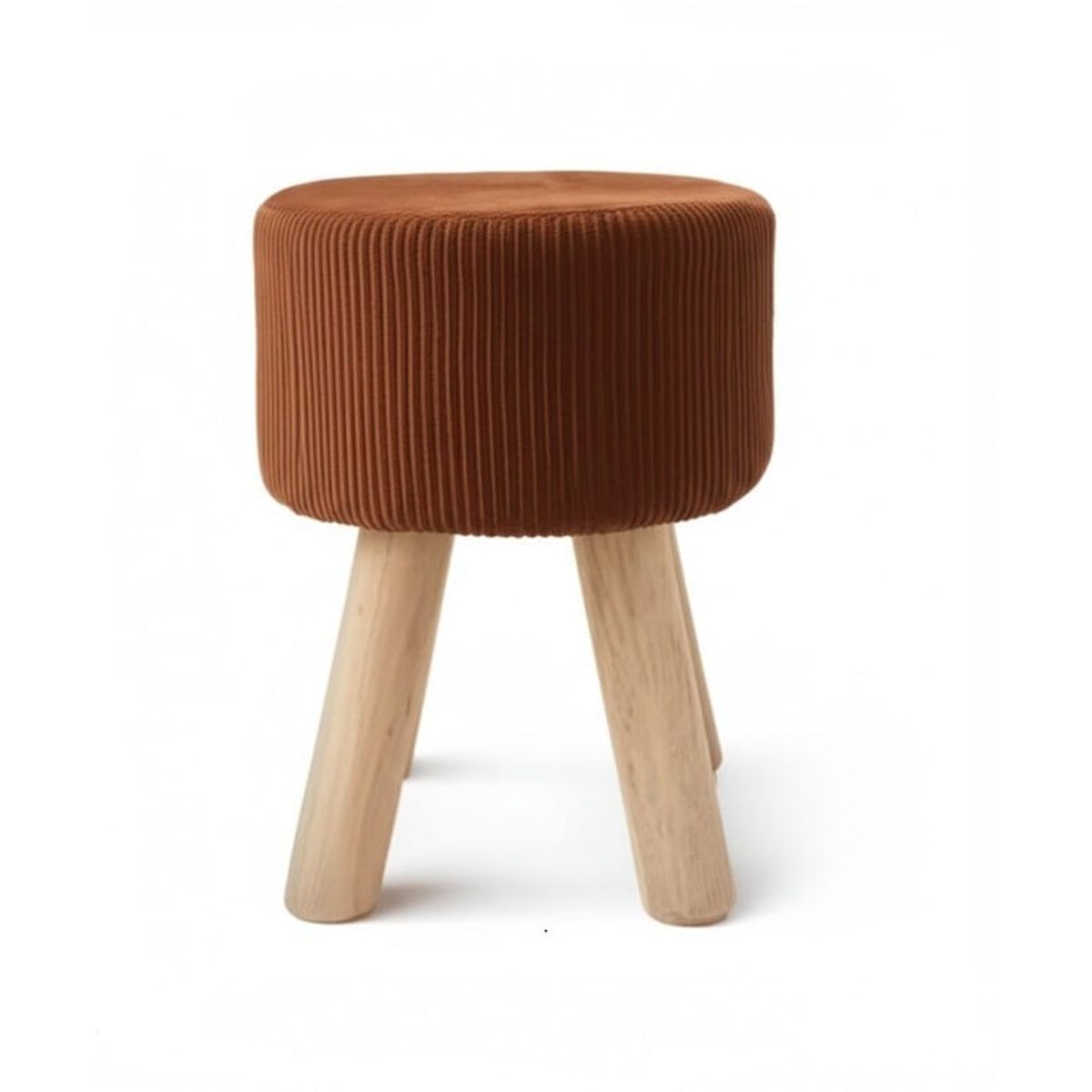 GENERICO - Puff Lacre con Relieve Estilo Industrial 33x30 CM