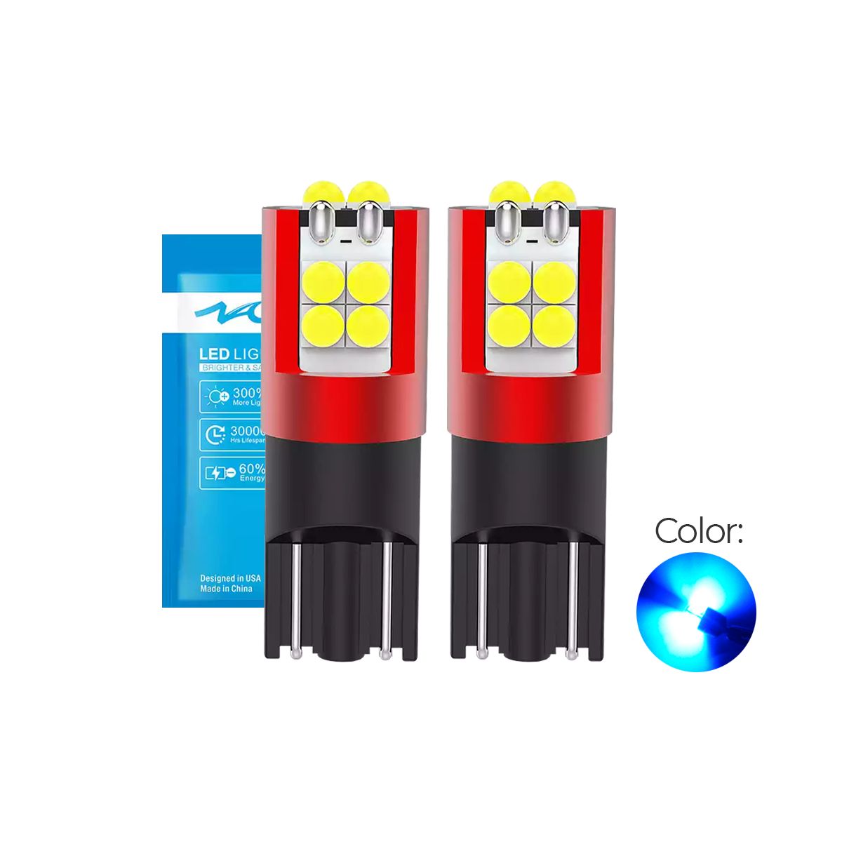 NAOEVO - Led T10 NL Lágrima NL 700LM Azul