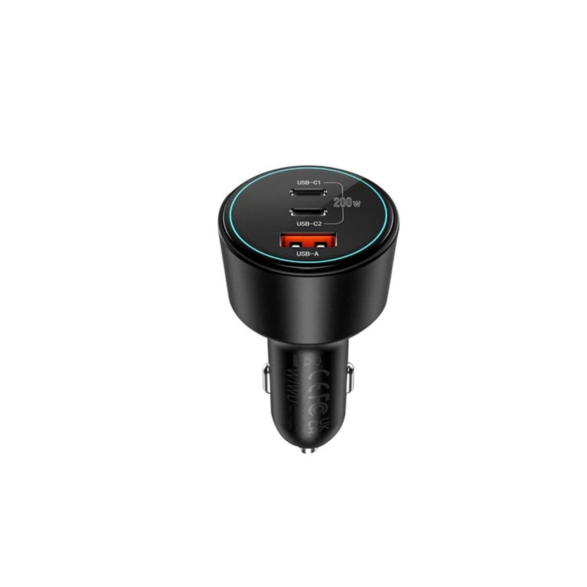 WIWU - CARGADOR AUTO WIWU WI-QC026 200W USB+TIPO-C