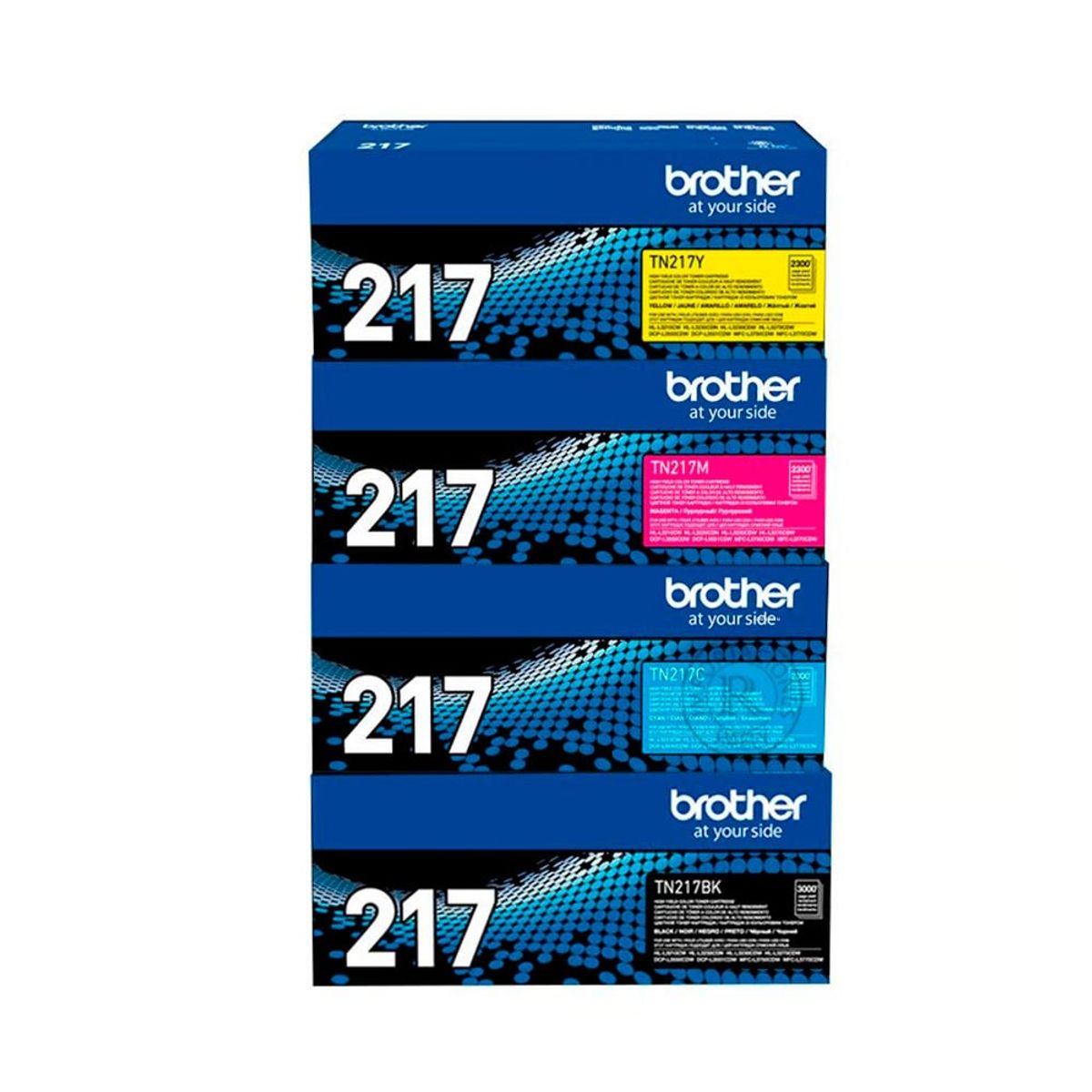 BROTHER INTERNATIONAL - KIT TONER BROTHER TN-217 4 COLORES ORIGINAL