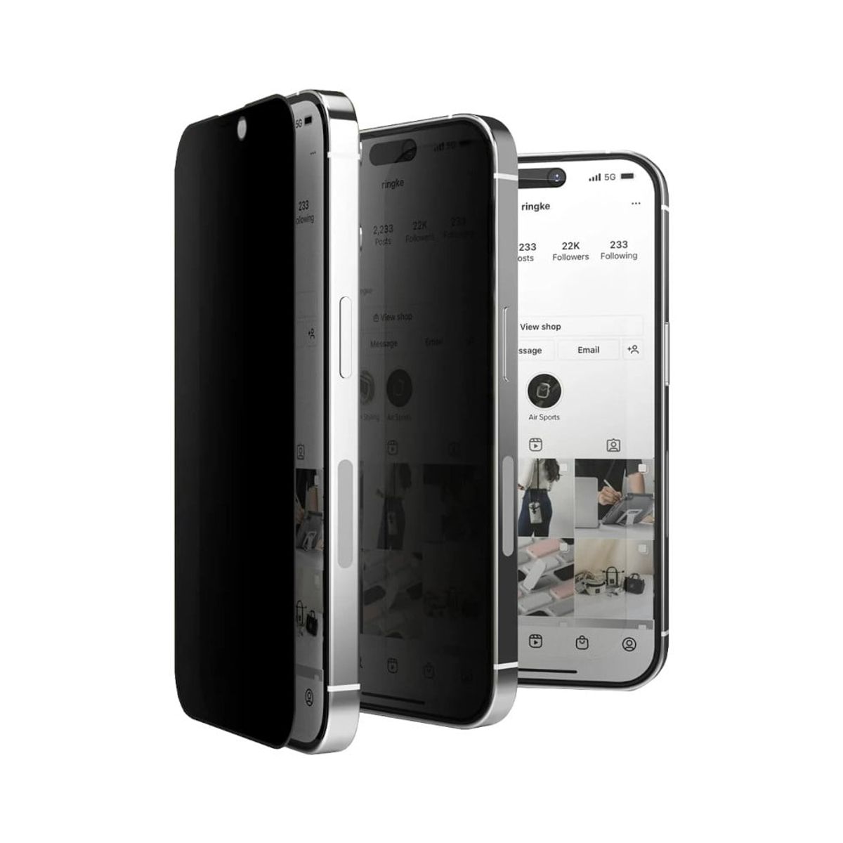 GENERICO - Protector de Pantalla Compatible con iPhone 14 Pro Max Anti Espía Mate