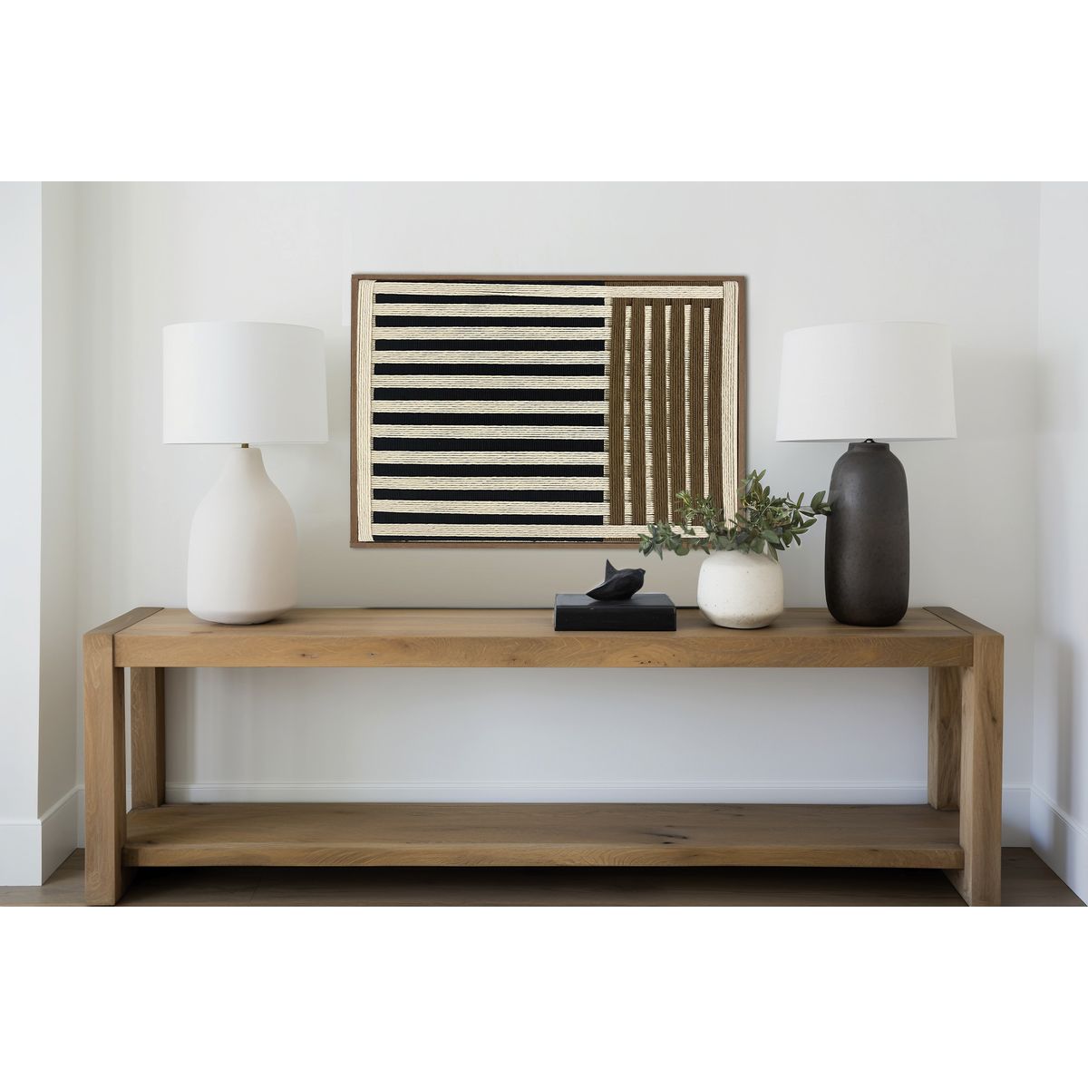 TEJICORP - Cuadro Nico - lienzo trenzado con hilos de algodón