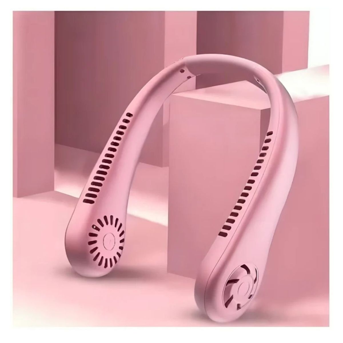 GENERICO - Ventilador de Cuello Portatil Premium Rosado Generico