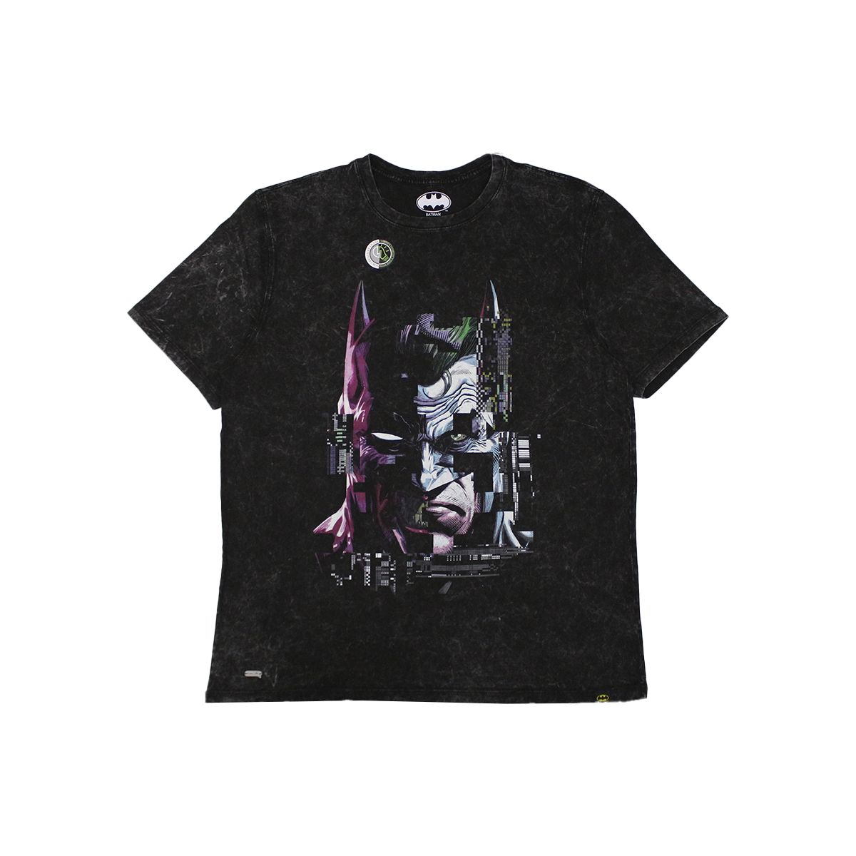 WARNER BROS - Polo Batman Manga Corta Hombre Negro Algodón