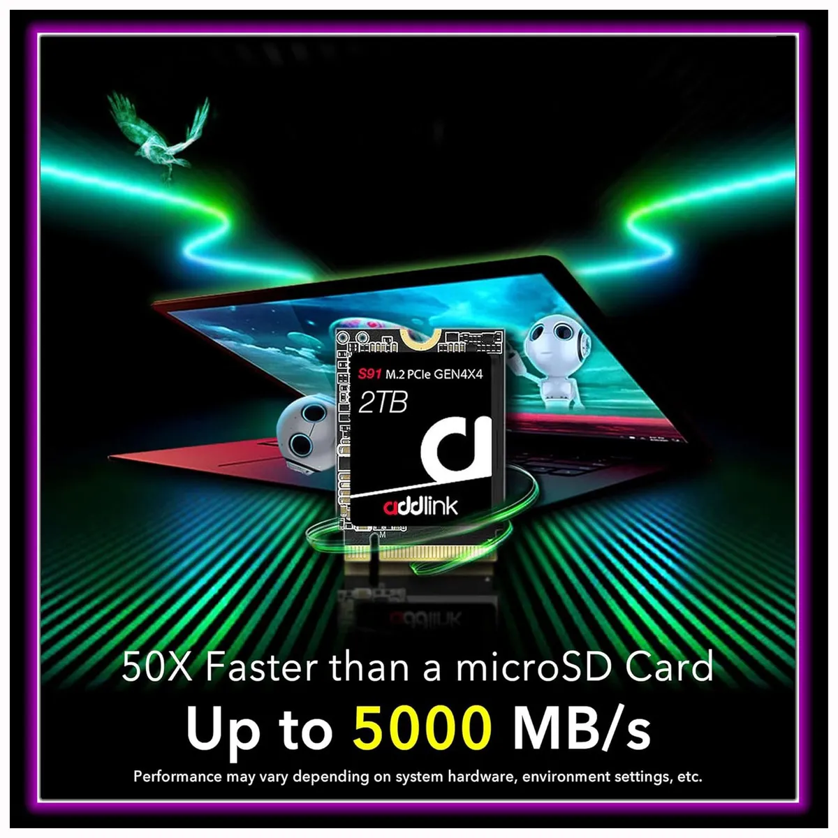 GENERICO - Unidad SSD Addlink S91 2TB 2230 NVMe M.2 PCLe GEN4X4