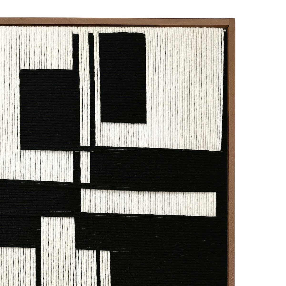 TEJICORP - Cuadro Onix - lienzo trenzado con hilos de algodón