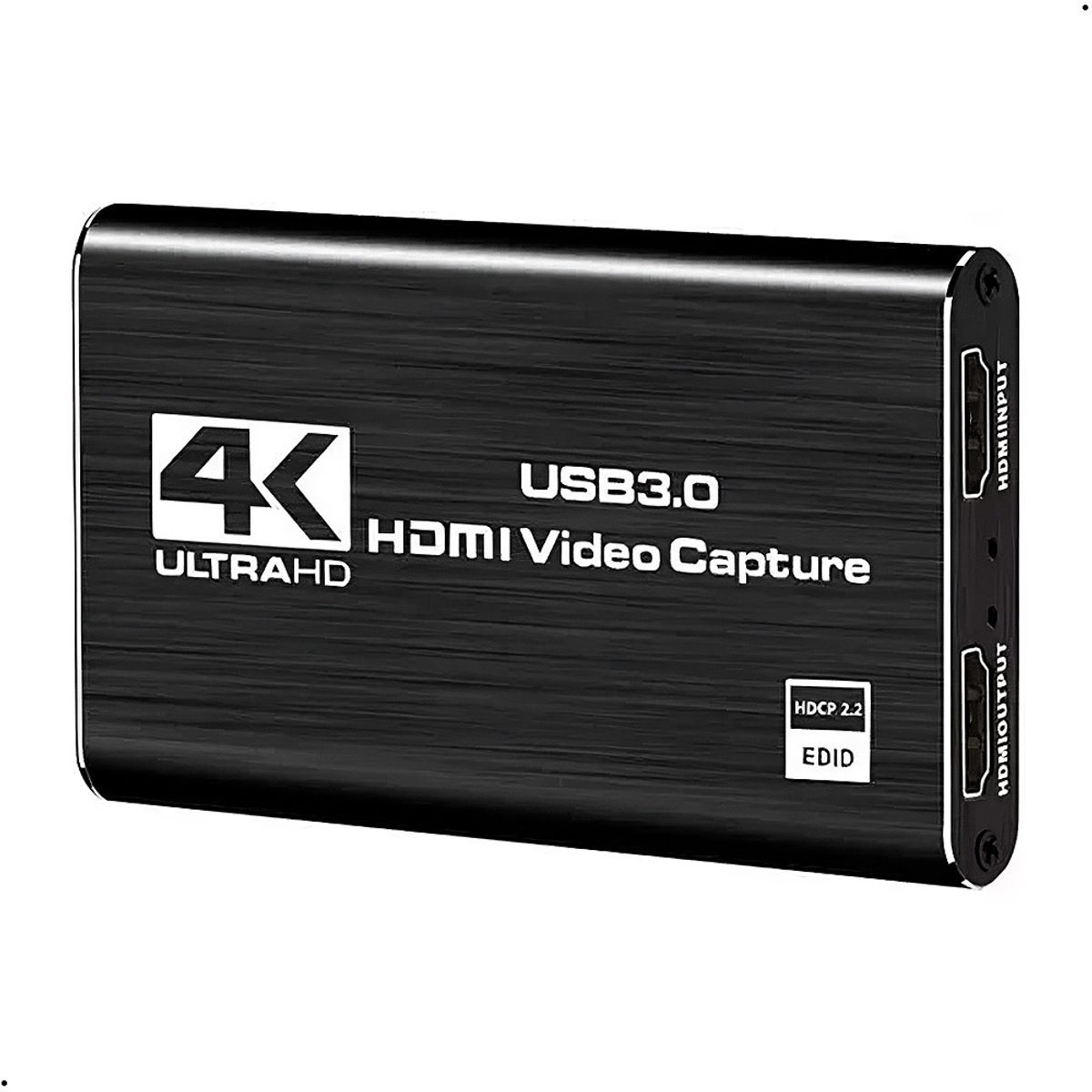 GENERICO - Capturador Video Hdmi Usb 3.0 4k Windows Mac Linux Micrófono