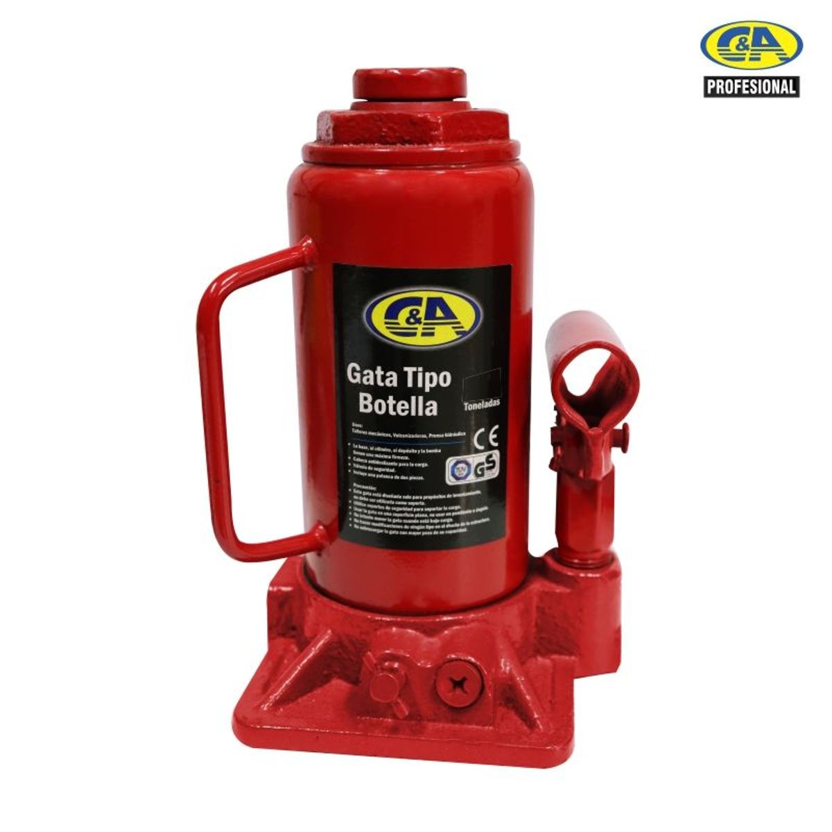 C&A - Gata Hidráulica Tipo Botella 2 Toneladas - C&A