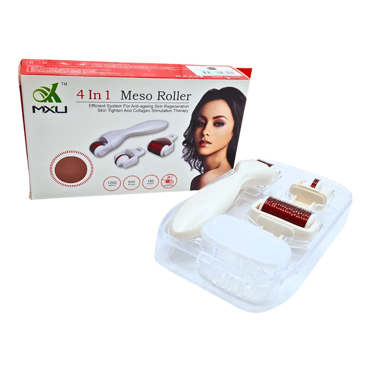 OEM - Rodillo de Mesoterapia 4 en 1 – Rejuvenece y Revitaliza tu Piel