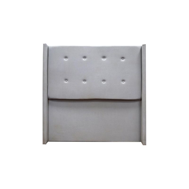MUEBLES MACRUMO - Cabecera Alta Kuni 1.5 plazas - Color gris claro antifluido