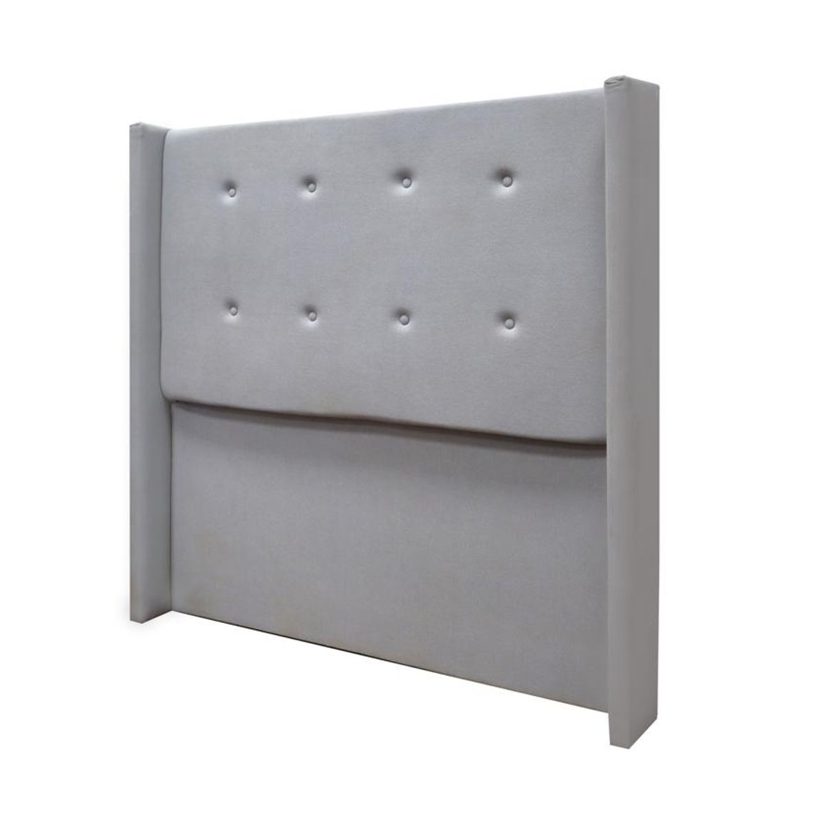 MUEBLES MACRUMO - Cabecera Alta Kuni 1.5 plazas - Color gris claro antifluido